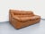 Vintage Cognac and Camel Leather Sofa, 1970s For Sale - Image 12 of 18