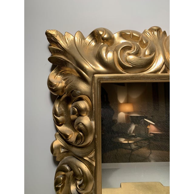 Plaster Wall Mirror Hollywood Regency Chairish
