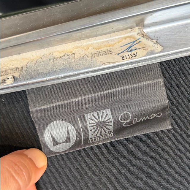 Herman Miller Eames Aluminum Group Soft Pad Management Chairs – Pair in Green Leather For Sale - Image 11 of 11