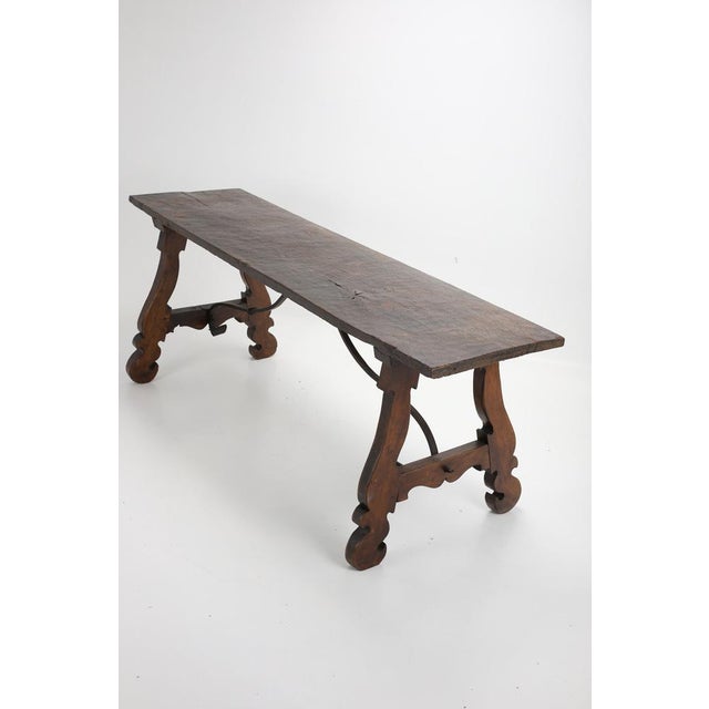 Antique Baroque Oak Table, 1760 For Sale - Image 9 of 15