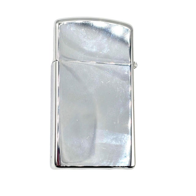 Silver 1970s Minnesota Vikings Vintage Zippo Slim Lighter With Original Box For Sale - Image 8 of 8