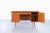 Danish Modern Teak Executive Desk With Bookcase, 1960s For Sale - Image 4 of 12