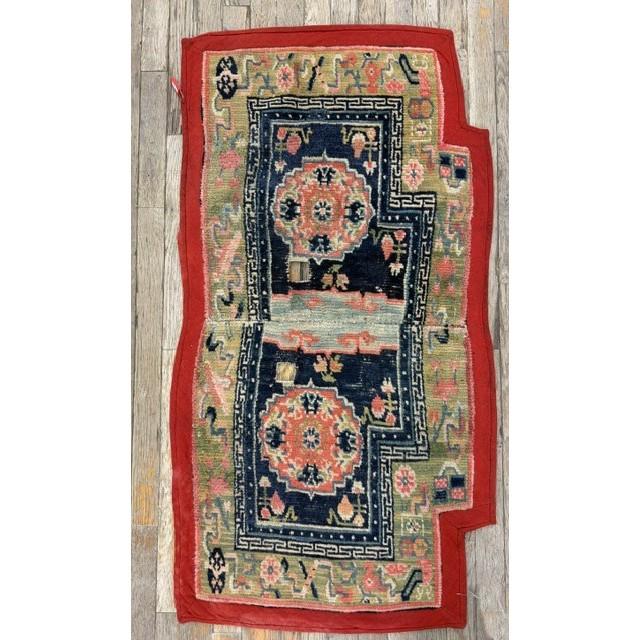 , This early 20th-century Chinese textile is an exceptional example of traditional tribal and utilitarian artistry....