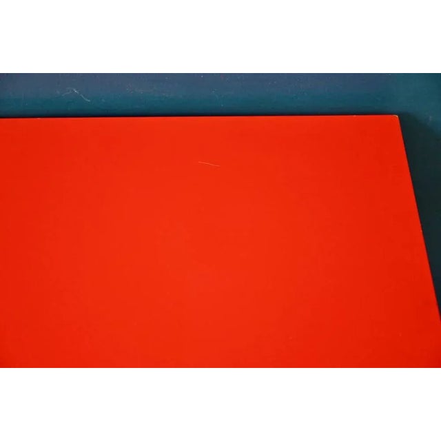 Maroon Table 4310 by Anna Castelli Ferrieri for Kartell Design, Italy, 1980s For Sale - Image 8 of 12