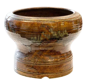 John Glick Signed Stoneware Glazed Ceramic Garden Planter Rare Plum Tree Pottery