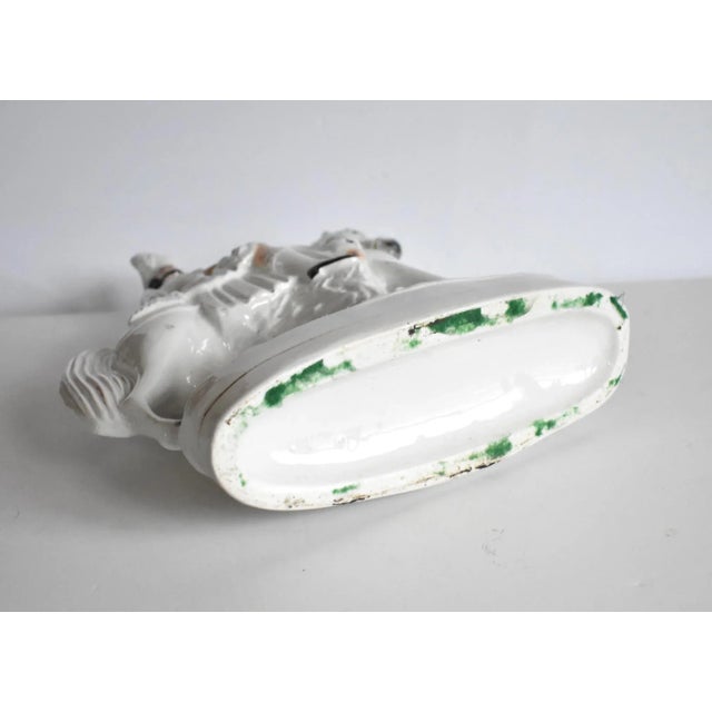 Antique Staffordshire Scottish Hunter on Horseback Figurine For Sale - Image 9 of 10