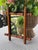 Antique French Faux Bamboo Wall Mirror, Petite Turned Wood Frame For Sale - Image 11 of 16