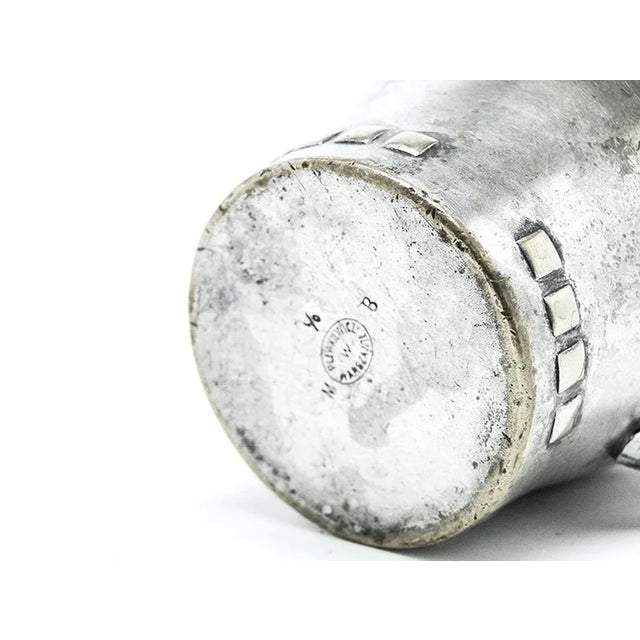 Metal Art Nouveau Cup from Plewkiewicz, Poland, 1900s For Sale - Image 7 of 10