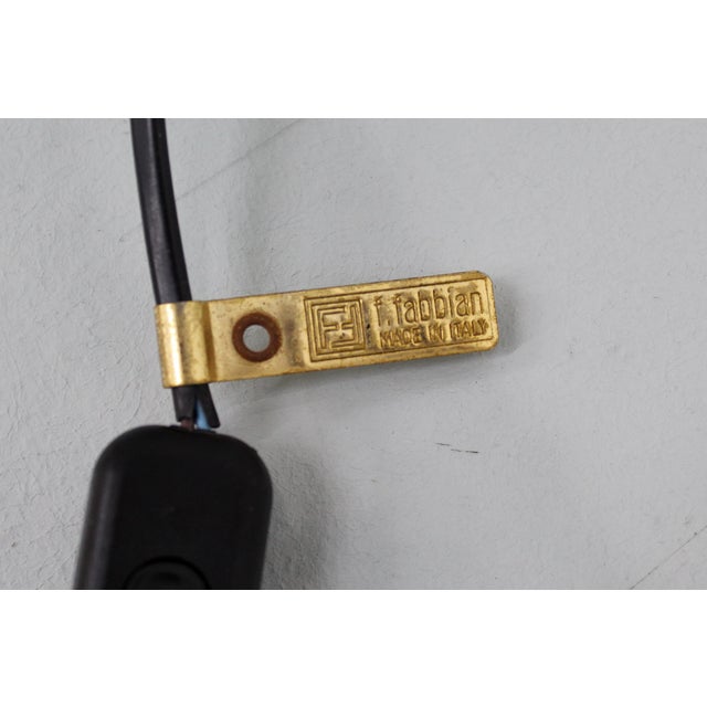 Mid-Century Murano Glass and Metal Table Lamps by F. Fabbian, Italy, 1970s, Set of 2 For Sale - Image 13 of 16