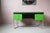 1980s Bauhaus Desk in Green and Black Wood and Chrome Metal, 1980s For Sale - Image 5 of 18