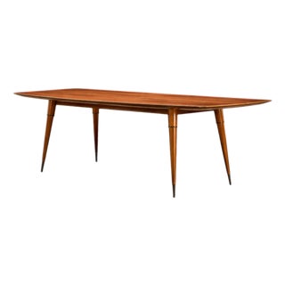 Brazilian Caviúna Dining Table for Eight Attributed to Giuseppe Scapinelli, Brazil, 1950s - Lot 648 For Sale