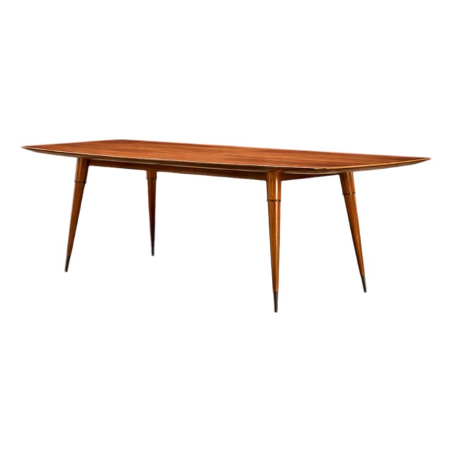 Brazilian Caviúna Dining Table for Eight Attributed to Giuseppe Scapinelli, Brazil, 1950s - Lot 648 For Sale