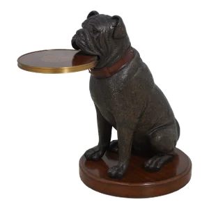 Maitland Smith 8402-30 Bull Dog Table W. Tray