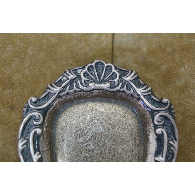 Antique Art Nouveau Duhme & Co Sterling Silver 925 Pin Tray Dish 44g 5.5" For Sale - Image 6 of 11