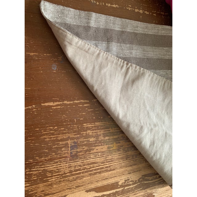 Contemporary Table Runner With Appliqué and Hand French Knots For Sale - Image 3 of 7