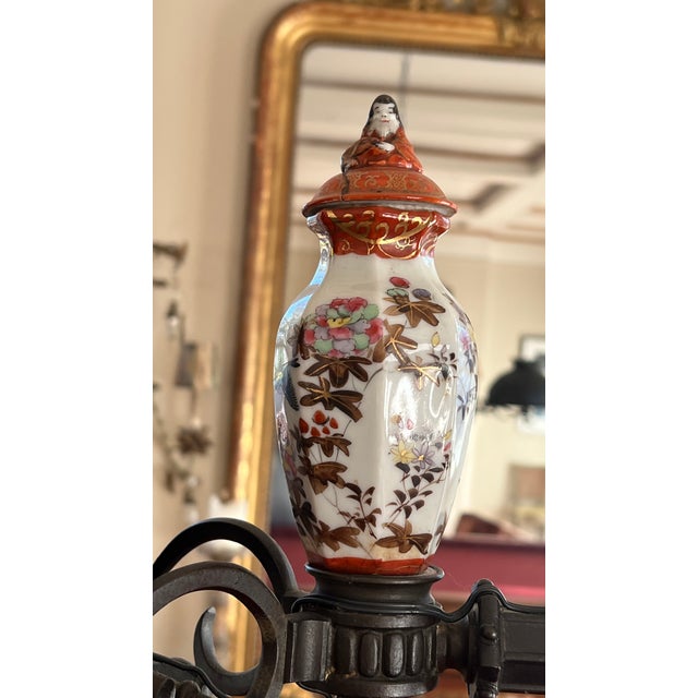 Late 19th Century Napoleon III Japanese Billiard Lamp For Sale - Image 4 of 7