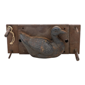 Cast Iron Toy Duck Mold, England 1950s