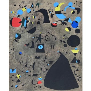 After Joan Miró, Woman in the Night (Constellations), 1959 For Sale