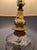 Vintage Regency Crystal Urn Table Lamp Golden Brass Neoclassical Metal W Shade For Sale In San Diego - Image 6 of 18