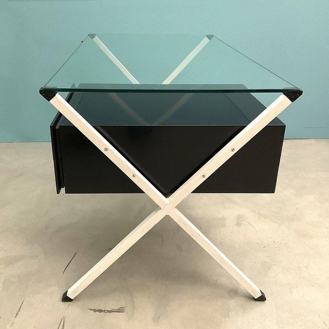 Franco Albini Minimalist Rationalist First Edition Model 80 Desk by Franko Albini for Knoll International, 1950s For Sale - Image 4 of 6