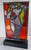 Mid-Century Modern 1960's Mid-Century Stained Glass Window Panel of a Figure, Signed For Sale - Image 3 of 16