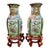Pair of Large Antique Famille Rose Medallion Chinese Vases With Rosewood Stands For Sale