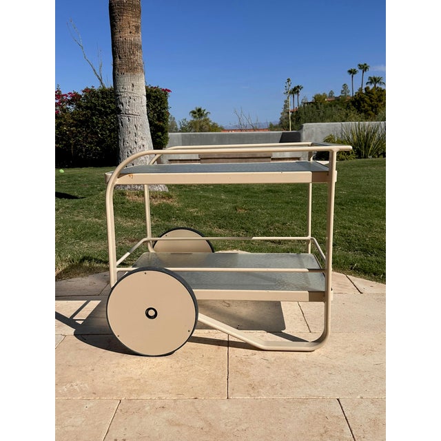 1980s 1980s Richard Frinier for Brown Jordan "Quantum" Bar Cart, Attributed For Sale - Image 5 of 10