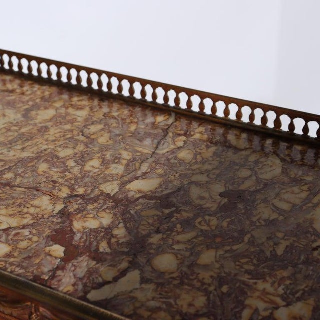 Brown Antique French Louis XVI Gilt Wood & Ormolu Vitrine C1920 For Sale - Image 8 of 16