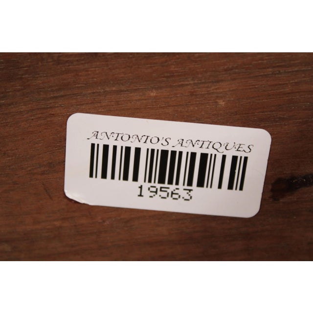 Antique Louis XV Style Provincial Walnut Bombe Commode For Sale - Image 10 of 12