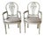 Pair Maison Jansen Silverleaf 'Montgolfier' Hot-Air Balloon Arm Chairs For Sale