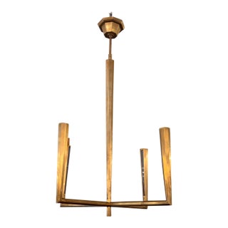 Thomas O'Brien for Visual Comfort Galahad Small Brass Chandelier For Sale