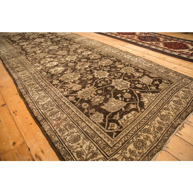 Antique Distressed Bijar Rug Runner - 4'7" x 11' For Sale - Image 10 of 10