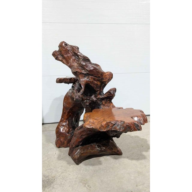 This is perfect to use as a conversation-piece coffee table, an entry hall statement, or a plant stand! Made from solid...