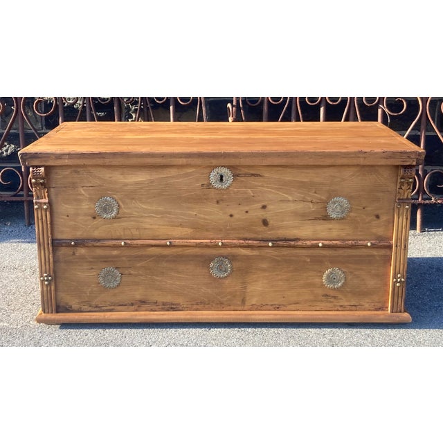 Pine Trunk or Blanket Chest For Sale - Image 14 of 15