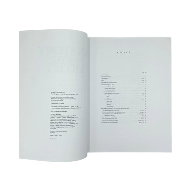 Contemporary Anatomy for the Artist by Jeno Barcsay 1995 Hardcover Drawing Book For Sale - Image 3 of 13