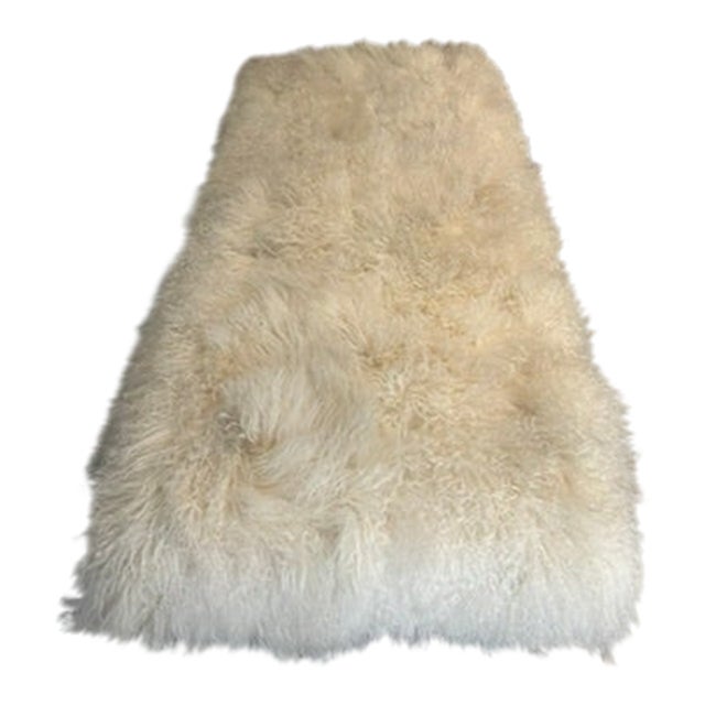 Mitchell Gold Original Mongolian Lamb Bench For Sale