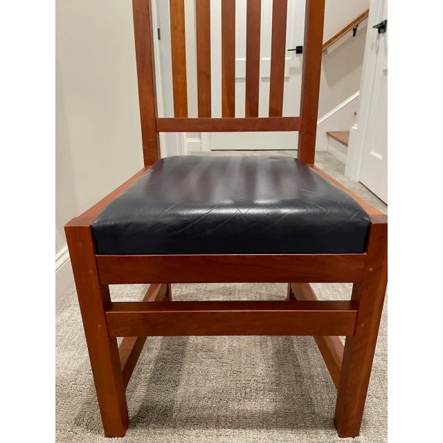 American 1980s Thomas Moser Mission Style Readers Chair For Sale - Image 3 of 5