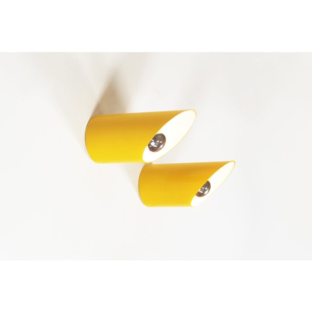 Playful and fun original 1970’s pop up wall lamps model ‘Obliqua’ by Bieffeplast. Made in Italy during the 1970’s....