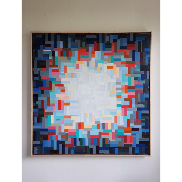 I was never into square canvases so in order to overcome my disinterest of squares, I started to paint on it. The real...