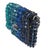 Chanel Blue Ombre Beaded Micro Clutch On Chain For Sale - Image 4 of 9