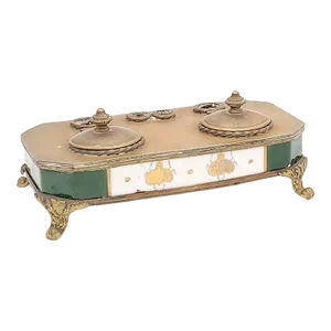 Vintage Napoleonic Style Inkwell, France Circa 1950
