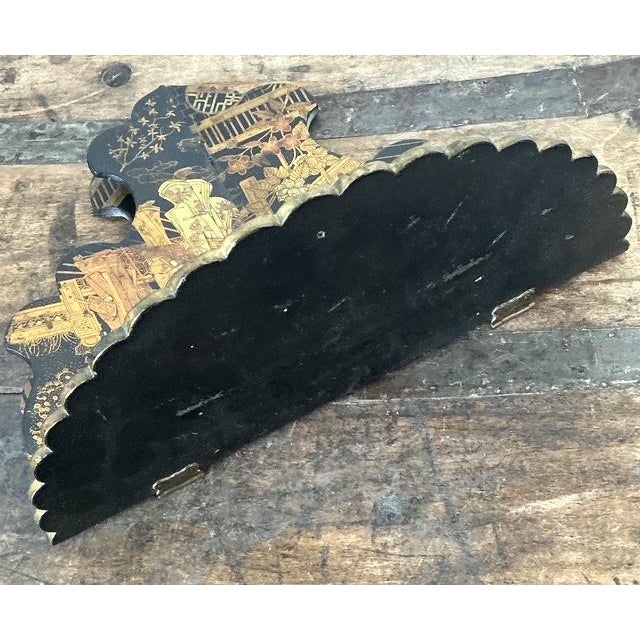 Mid 20th Century Vintage Asian Chinoiserie Folding Bracket For Sale - Image 5 of 7