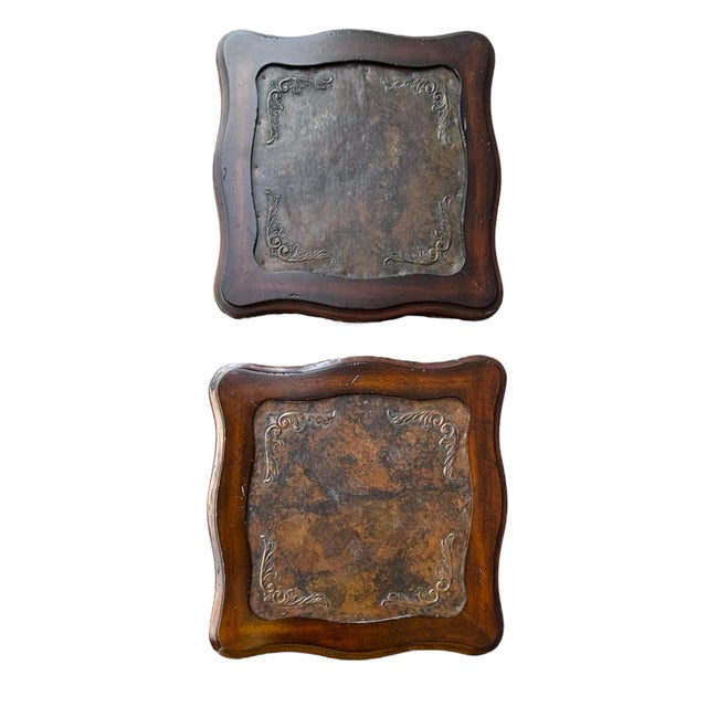 Queen Anne Maitland-Smith Mahogany Side Tables, a Pair For Sale - Image 3 of 9