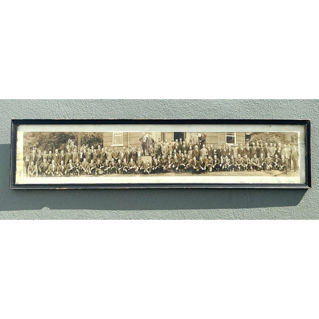 Vintage 1919 Reunion Photo For Sale - Image 4 of 12