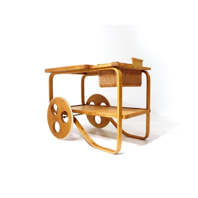 In the early 1930s, the Finnish architect and designer Alvar Aalto (1898 - 1976) designed the practical tea cart, which...