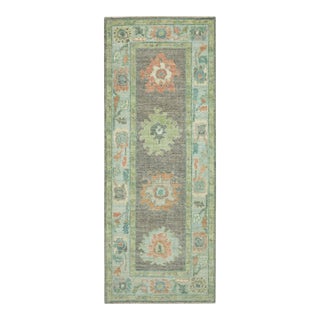 Turkish Oushak Runner Rug 2'9" x 7' #17371 For Sale