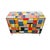 Vintage Chest of Drawers in Colored Glass, 1980s For Sale - Image 4 of 7