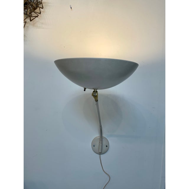 1960s Gooseneck Wall Lamp Attributed to Kurt Versen For Sale - Image 10 of 12