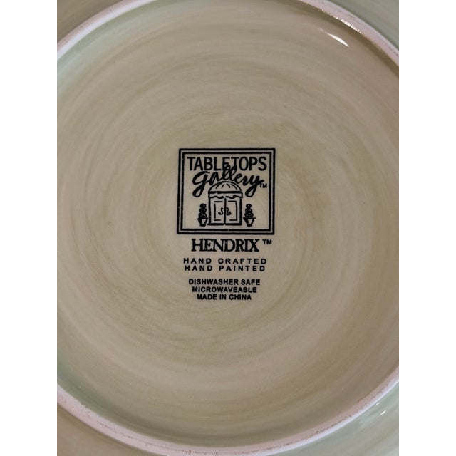 Retro Tabletops Gallery “Hendrix” Salad Plates - Set of 2 For Sale - Image 11 of 12