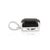 Modernist 2.69ct Emerald-Cut Black Diamond Solitaire Pendant in 14k White Gold For Sale - Image 9 of 13